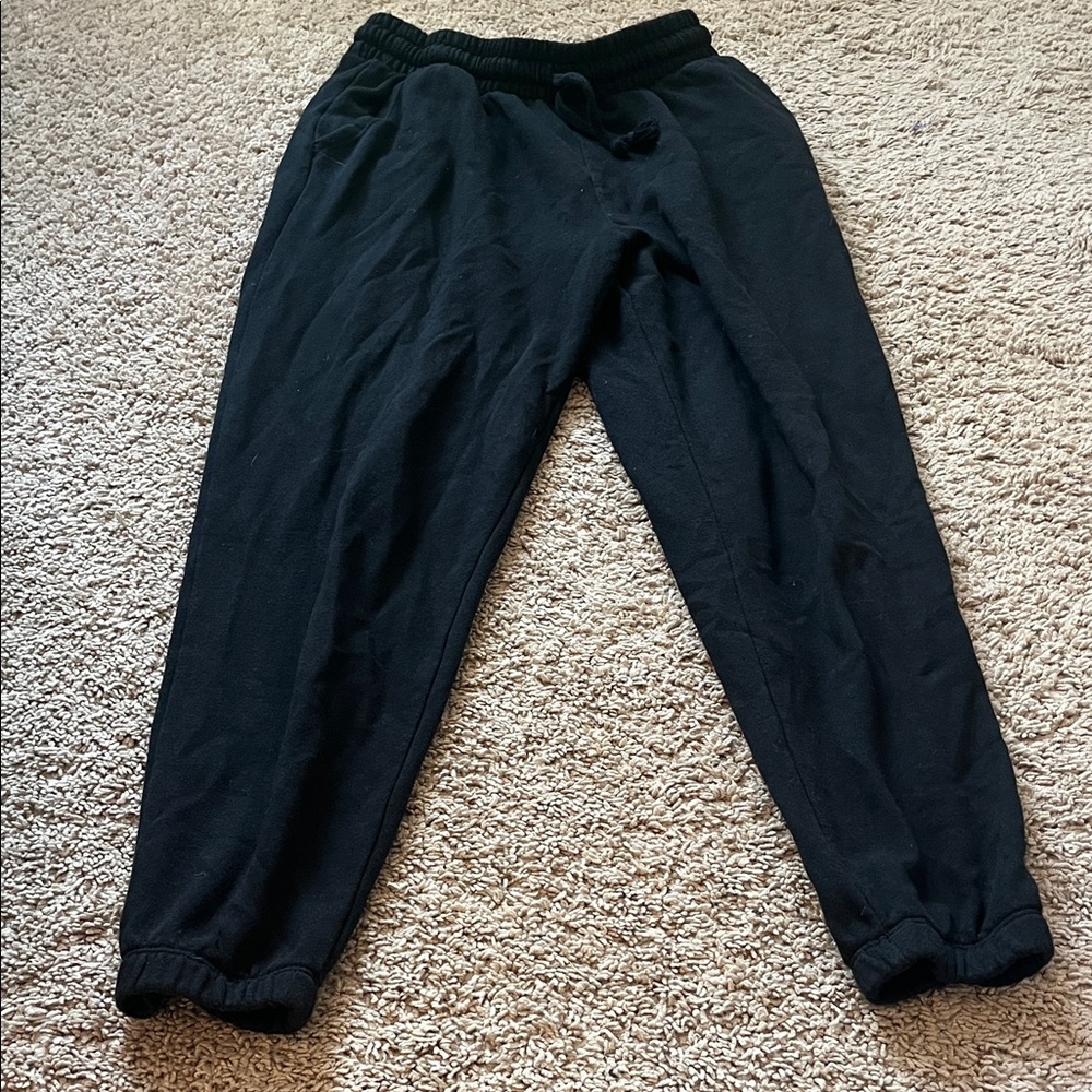 Black Jogger Sweatpants